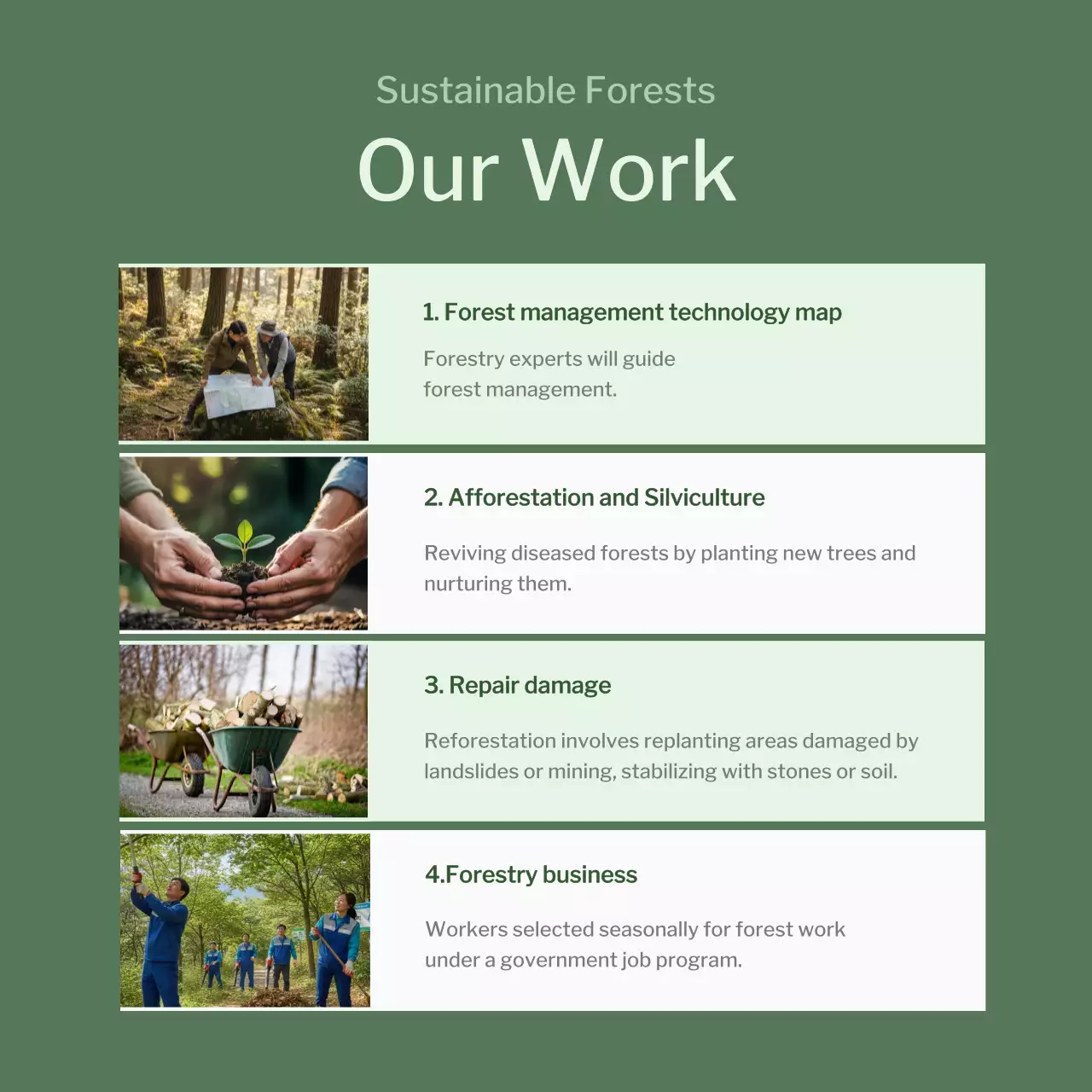 green professional forestry overview