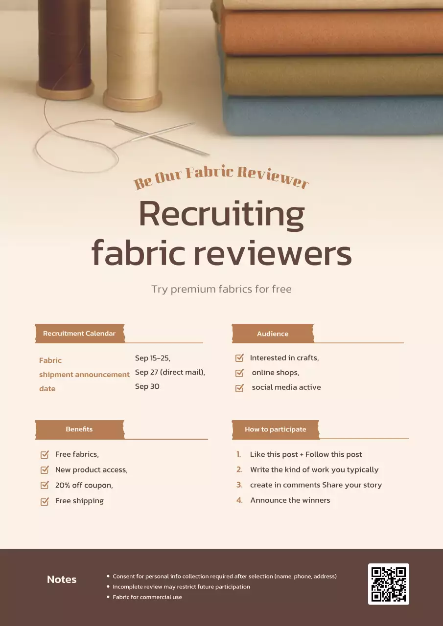 tuyển dụng thủ công hiện đại màu be