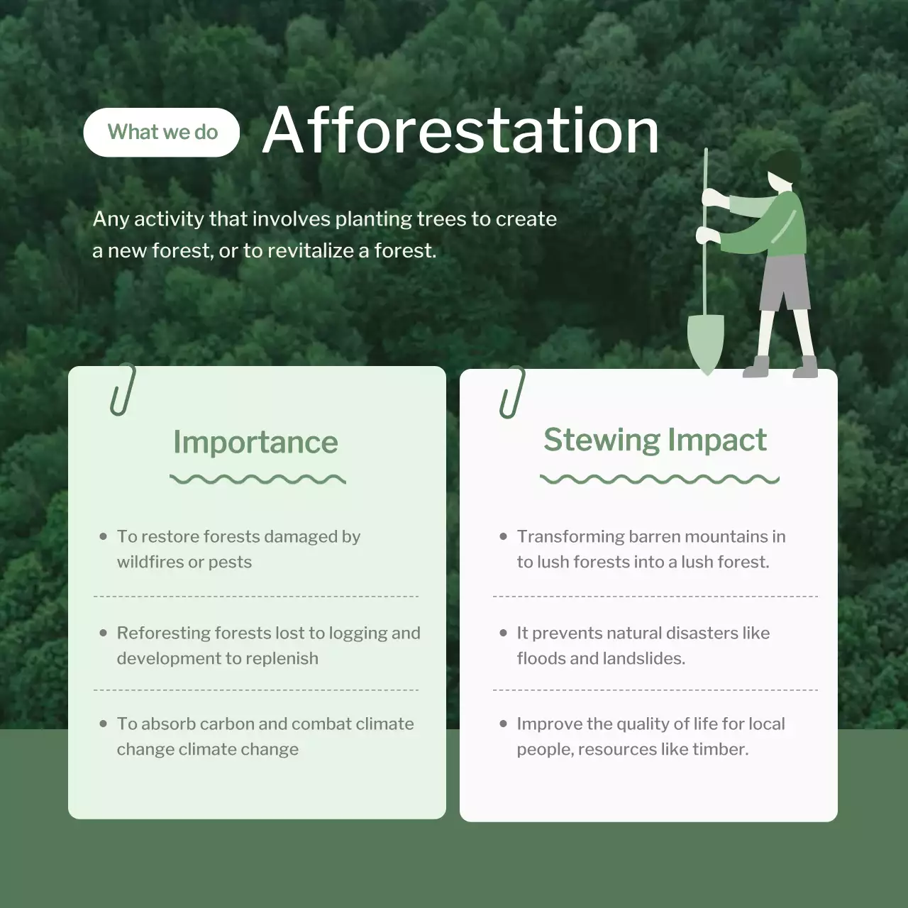 green professional forestry overview