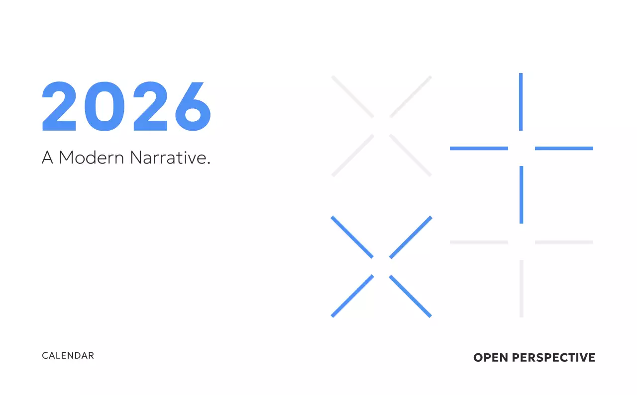 파랑 모던 캘린더 기획