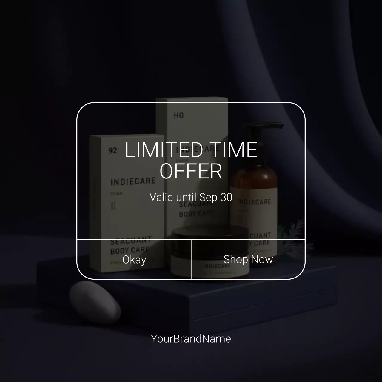 Elegant Skincare Promotion