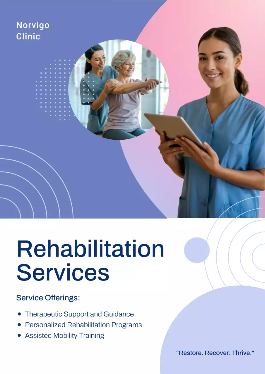 Purple Modern Healthcare Advertisement