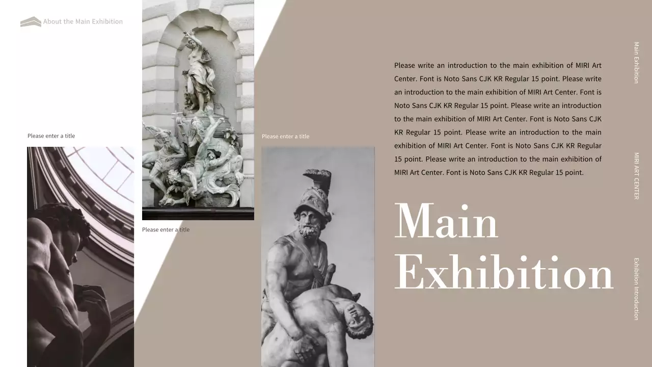 Black Modern Art Exhibition Presentation