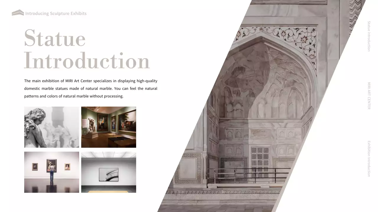 Black Modern Art Exhibition Presentation