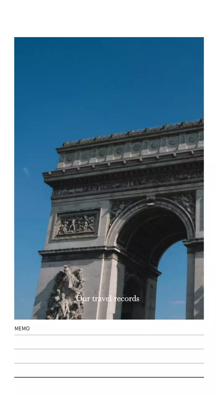 다양한 국가의 여행 프레임 사진 컨셉