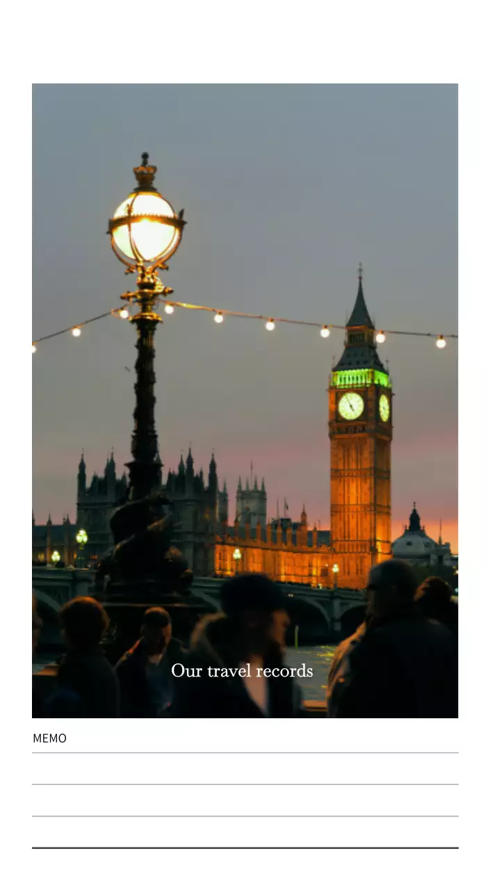 다양한 국가의 여행 프레임 사진 컨셉