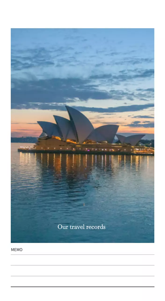 다양한 국가의 여행 프레임 사진 컨셉