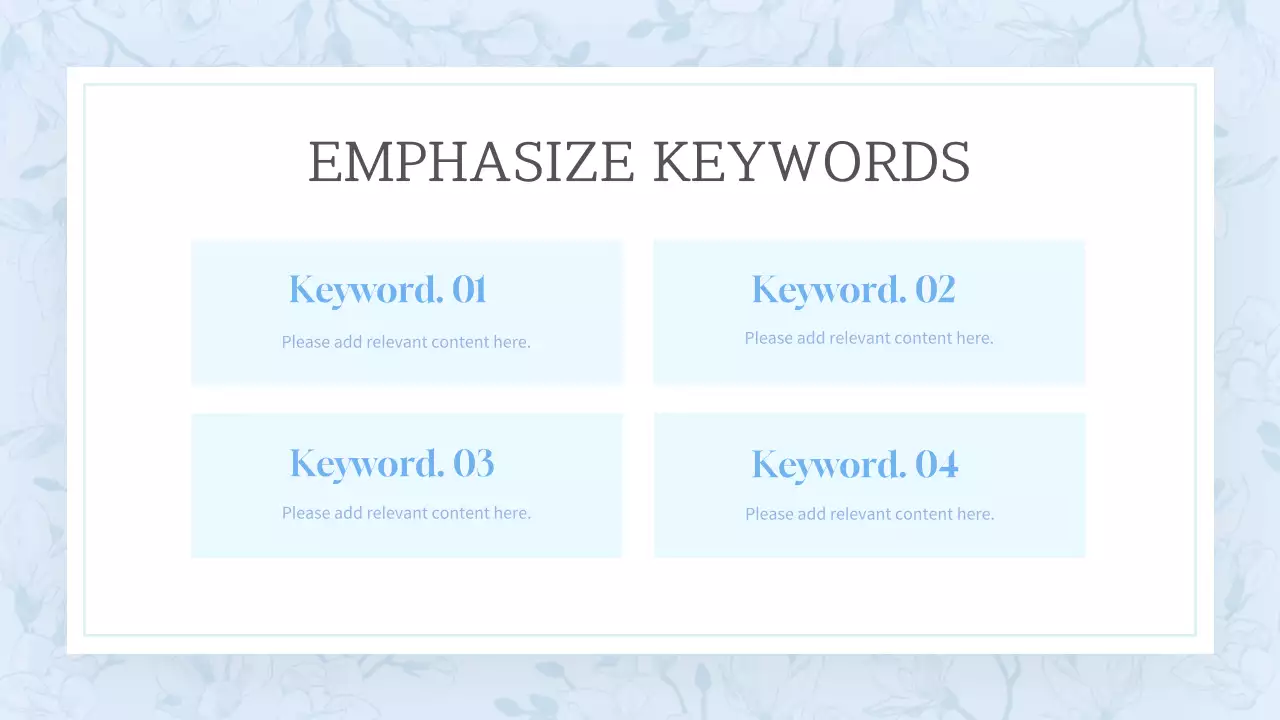 Presentasi Bunga Biru Musim Panas