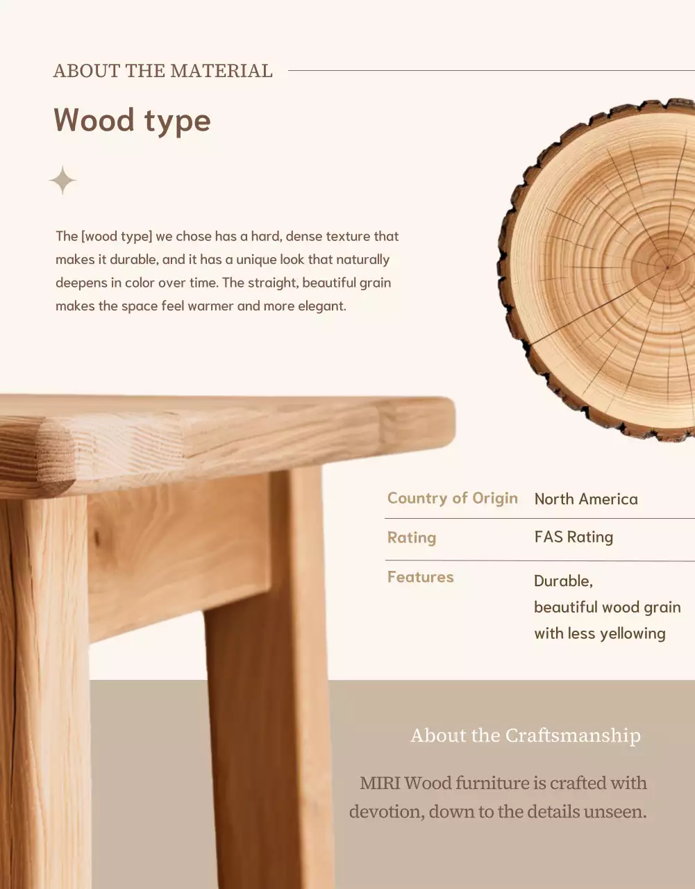 beige rustic furniture promotion