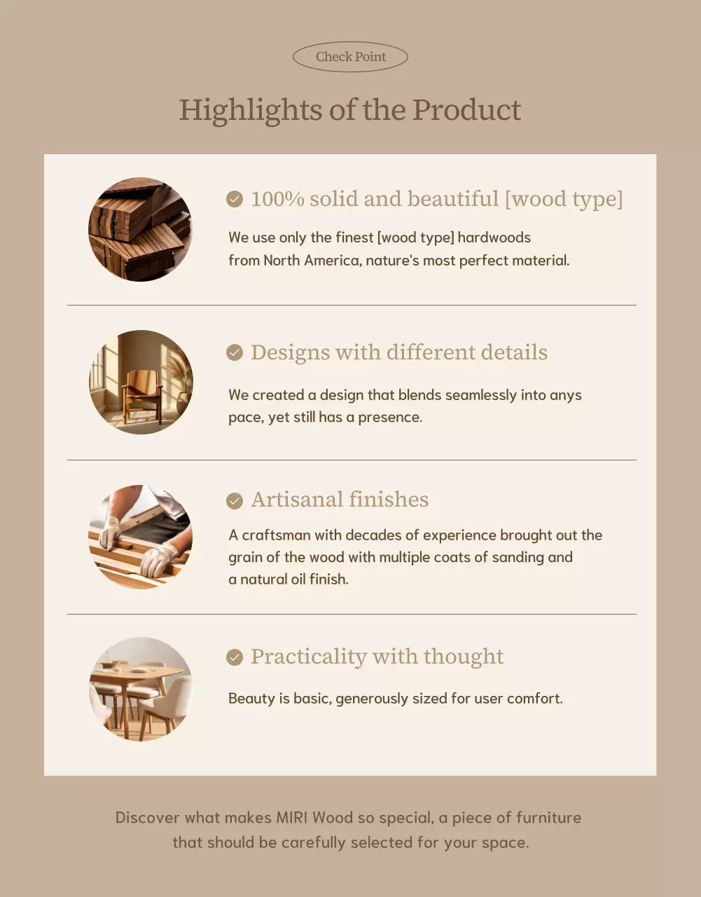 beige rustic furniture promotion