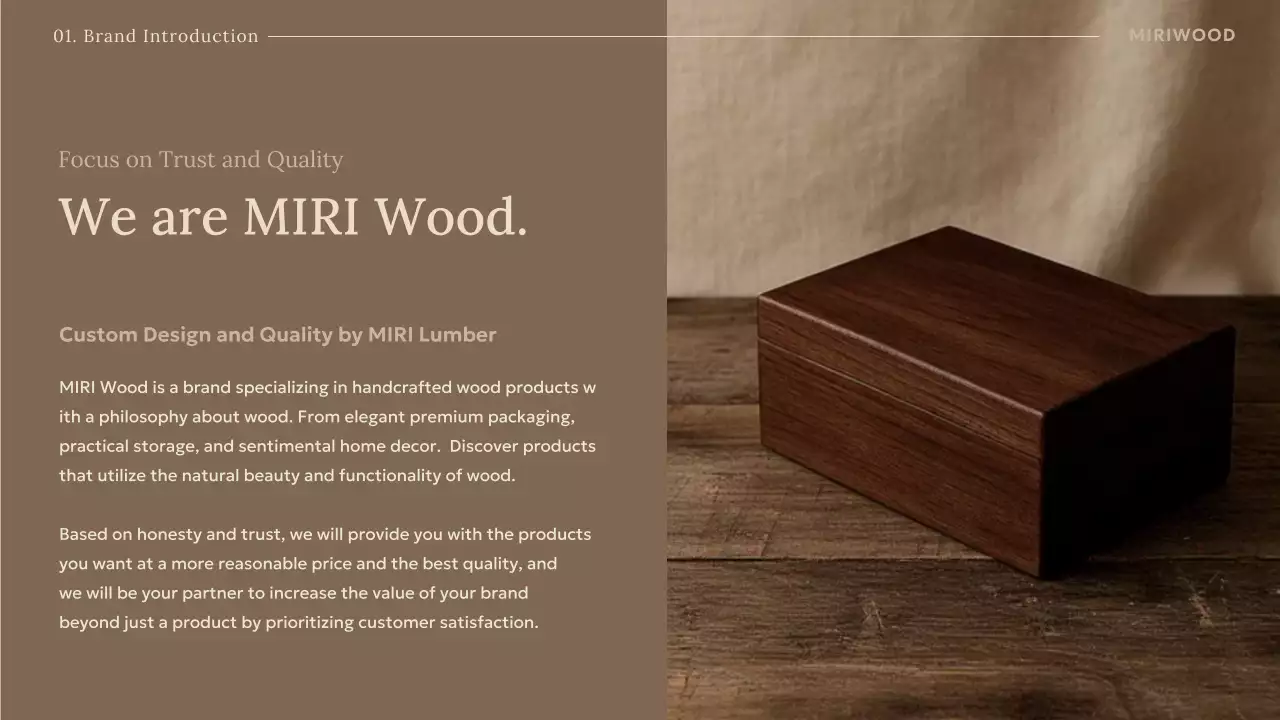 catálogo de madeira marrom elegante