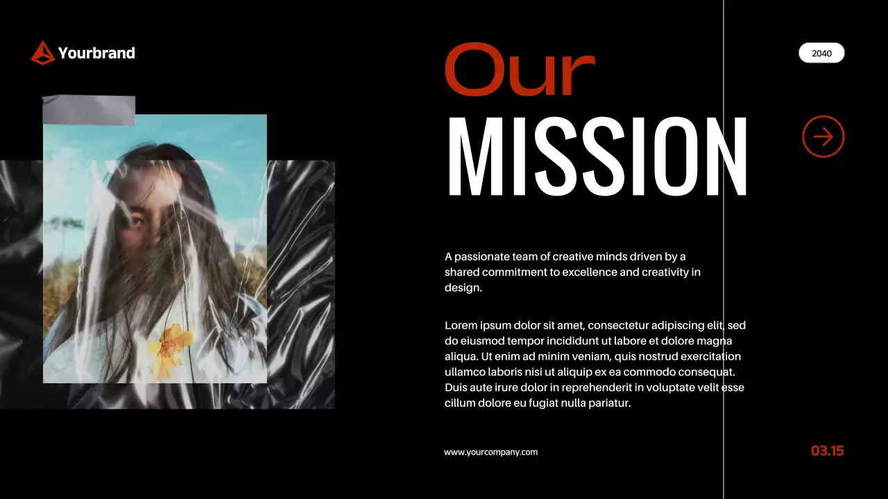 Red Modern Design Presentation