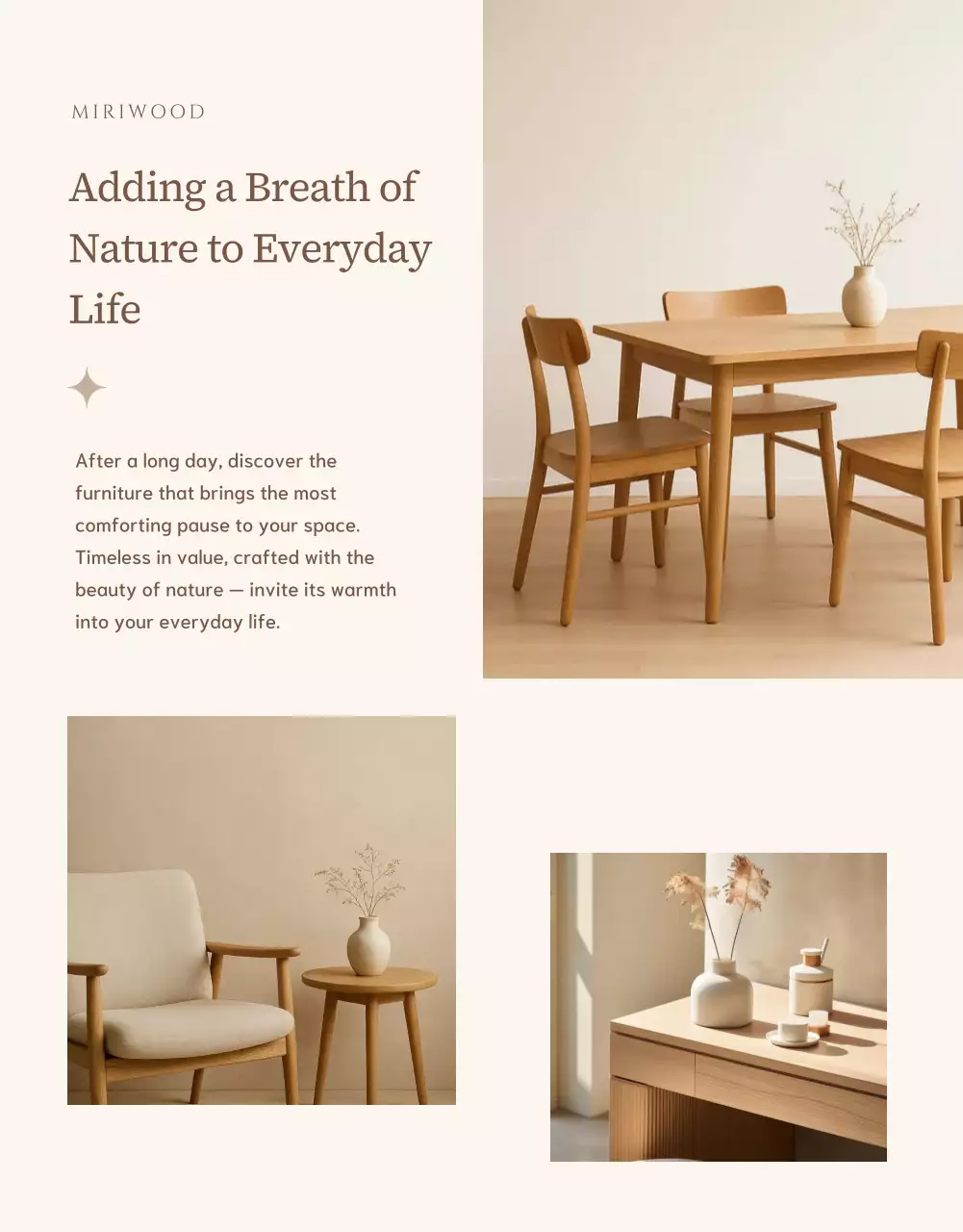 beige rustic furniture promotion