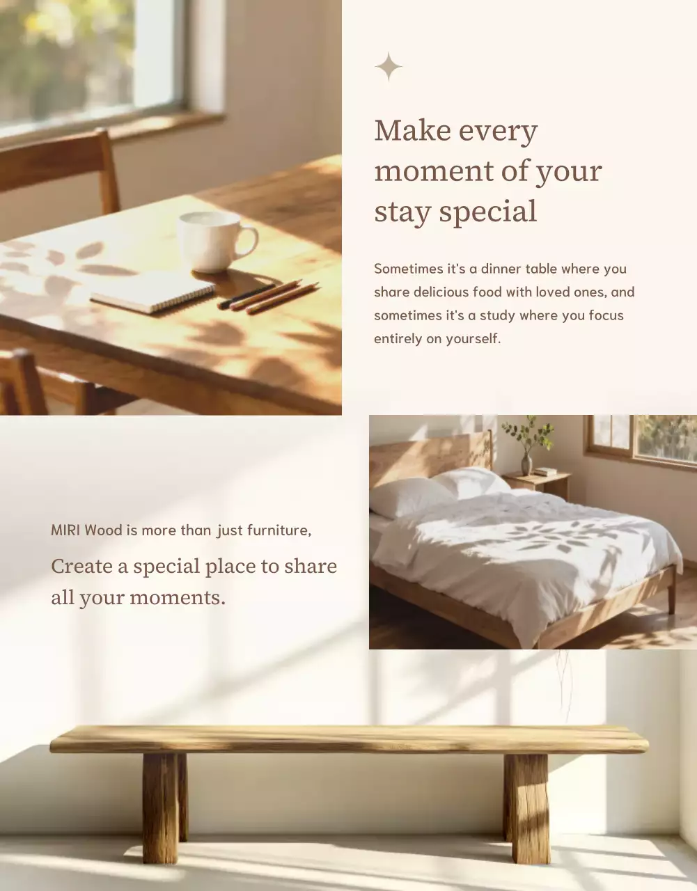 beige rustic furniture promotion