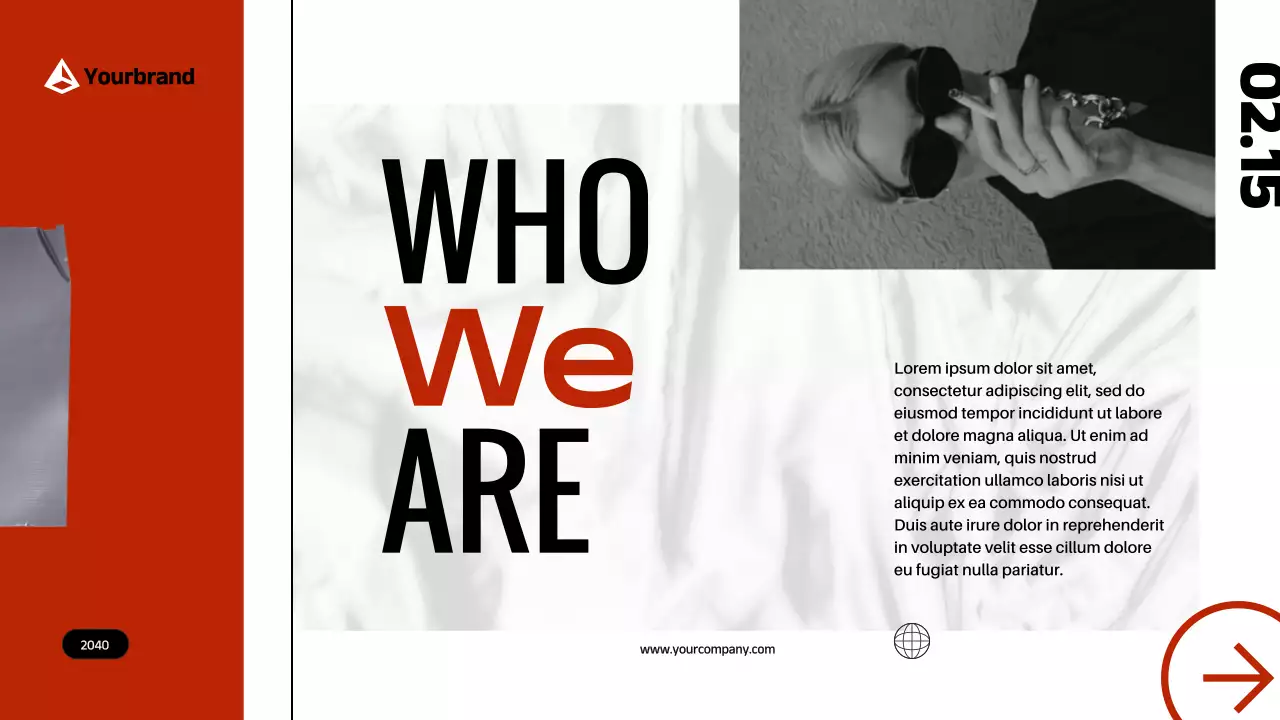 Red Modern Design Presentation