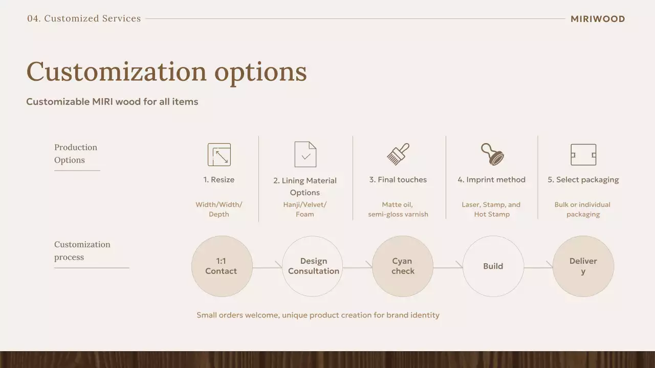 catálogo de madeira marrom elegante