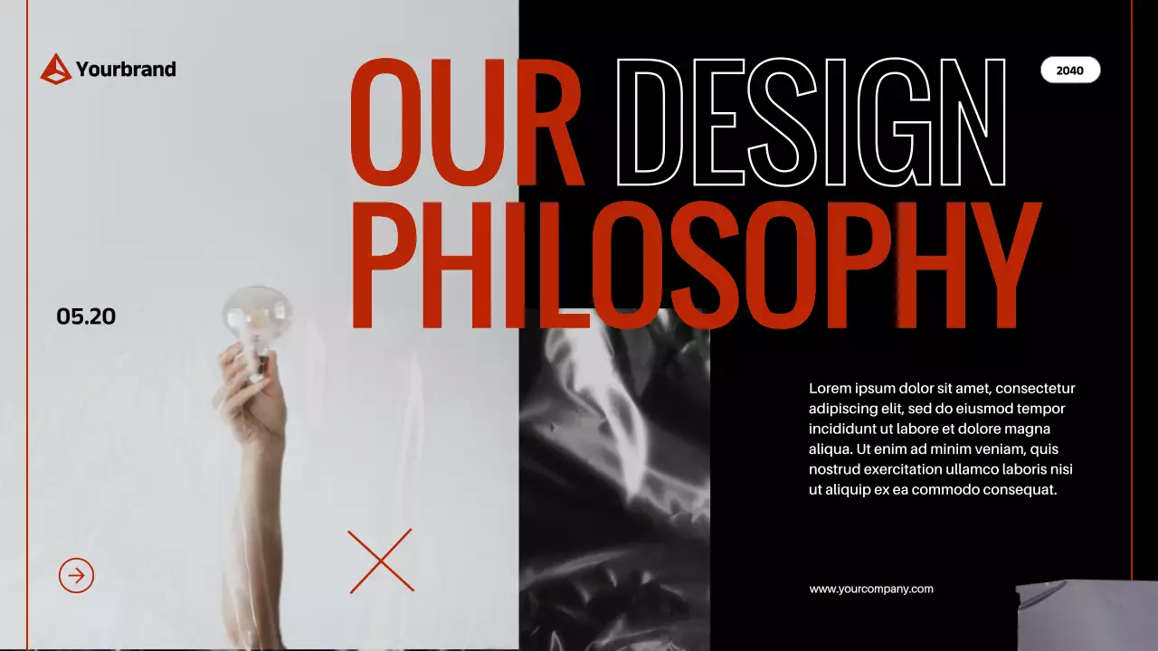 Red Modern Design Presentation