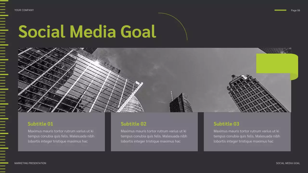 Green Modern Social Media Campaign Report Presentation
