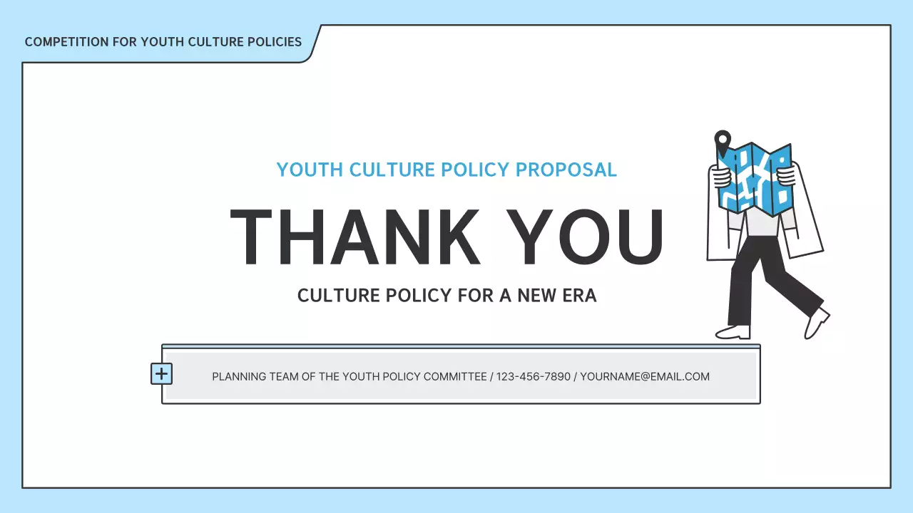 Blue Modern Culture Presentation