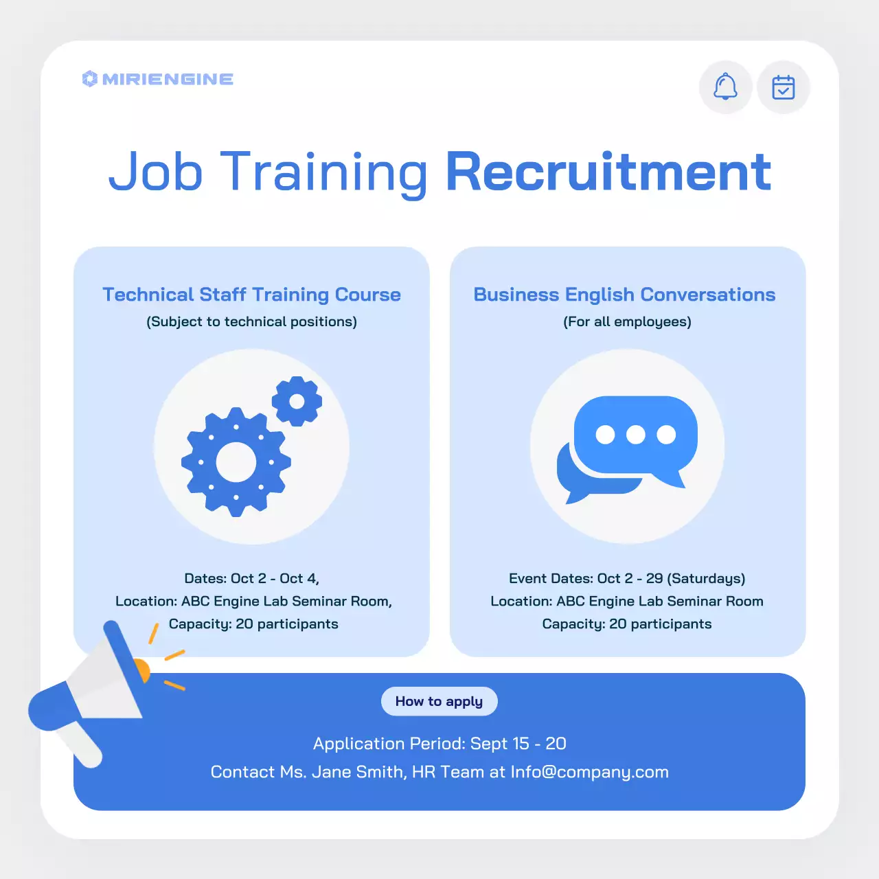 blue modern shipping newsletter