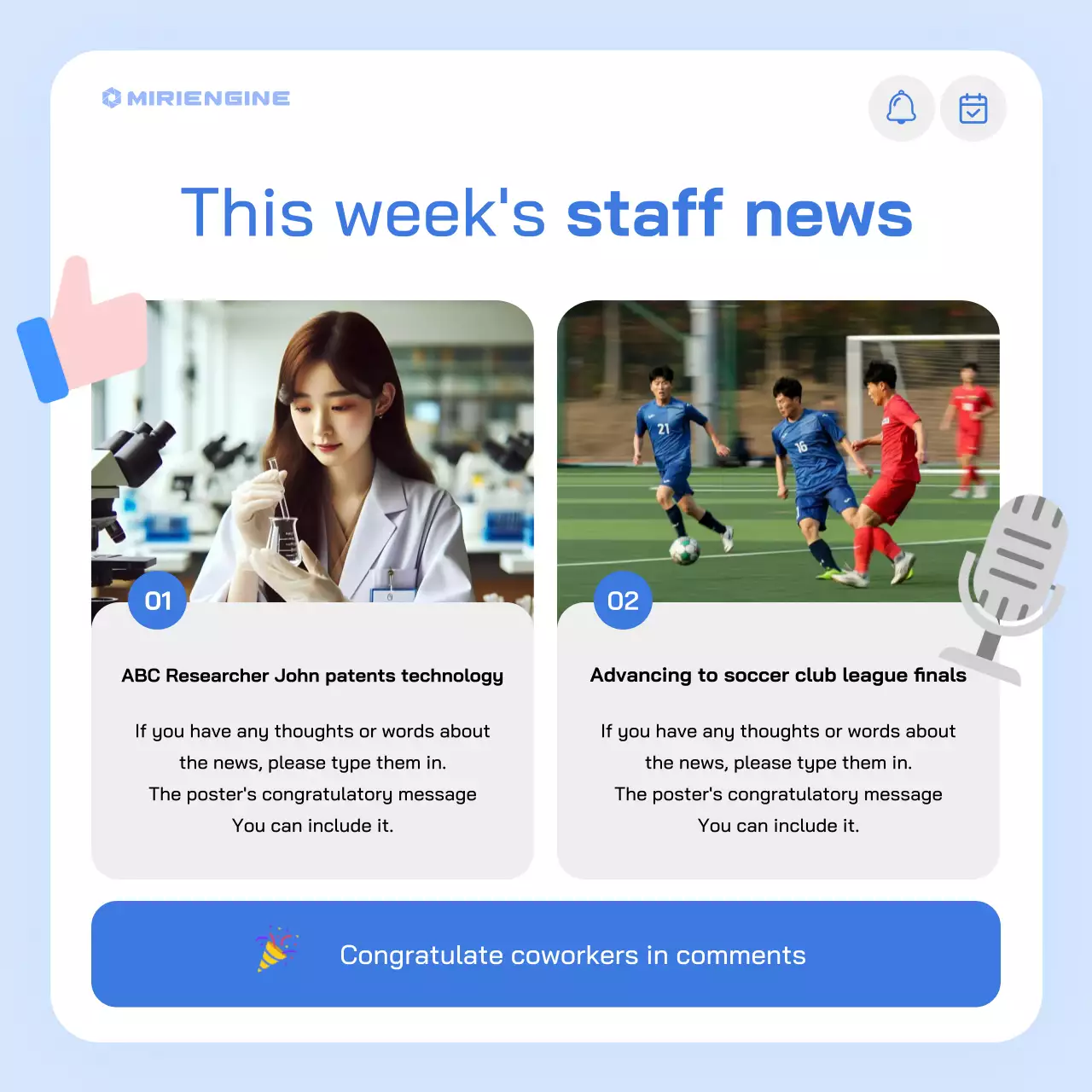 blue modern shipping newsletter