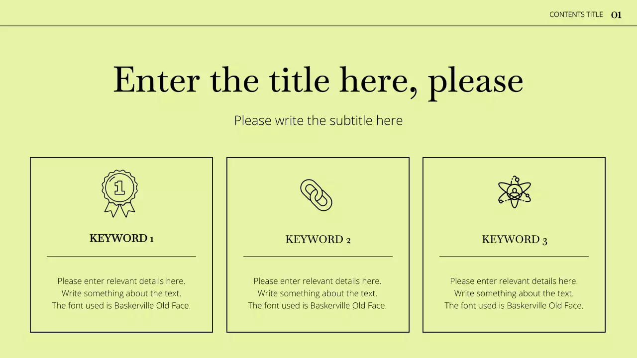 Green Minimal Template Presentation
