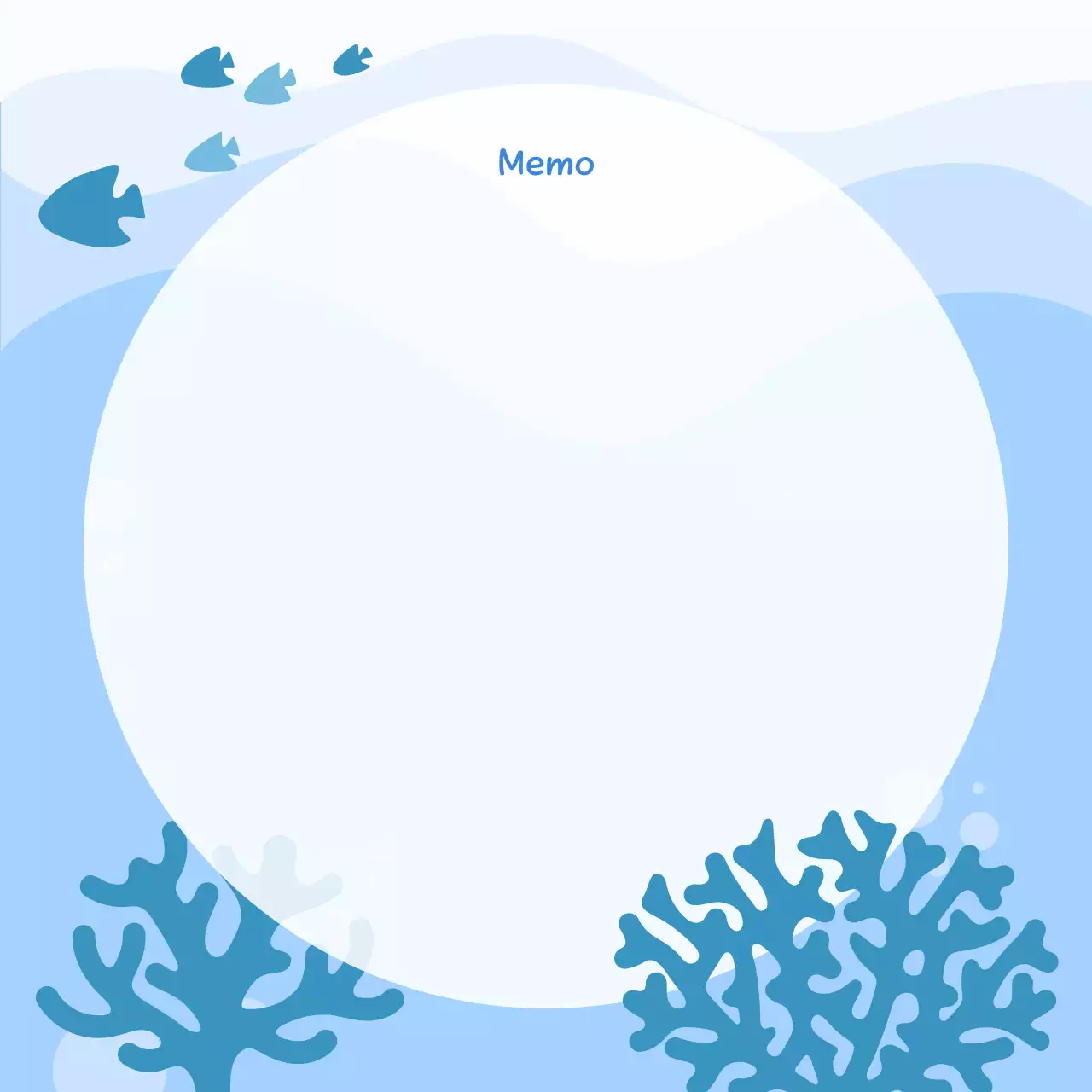 Perencana Catatan Akuatik Biru