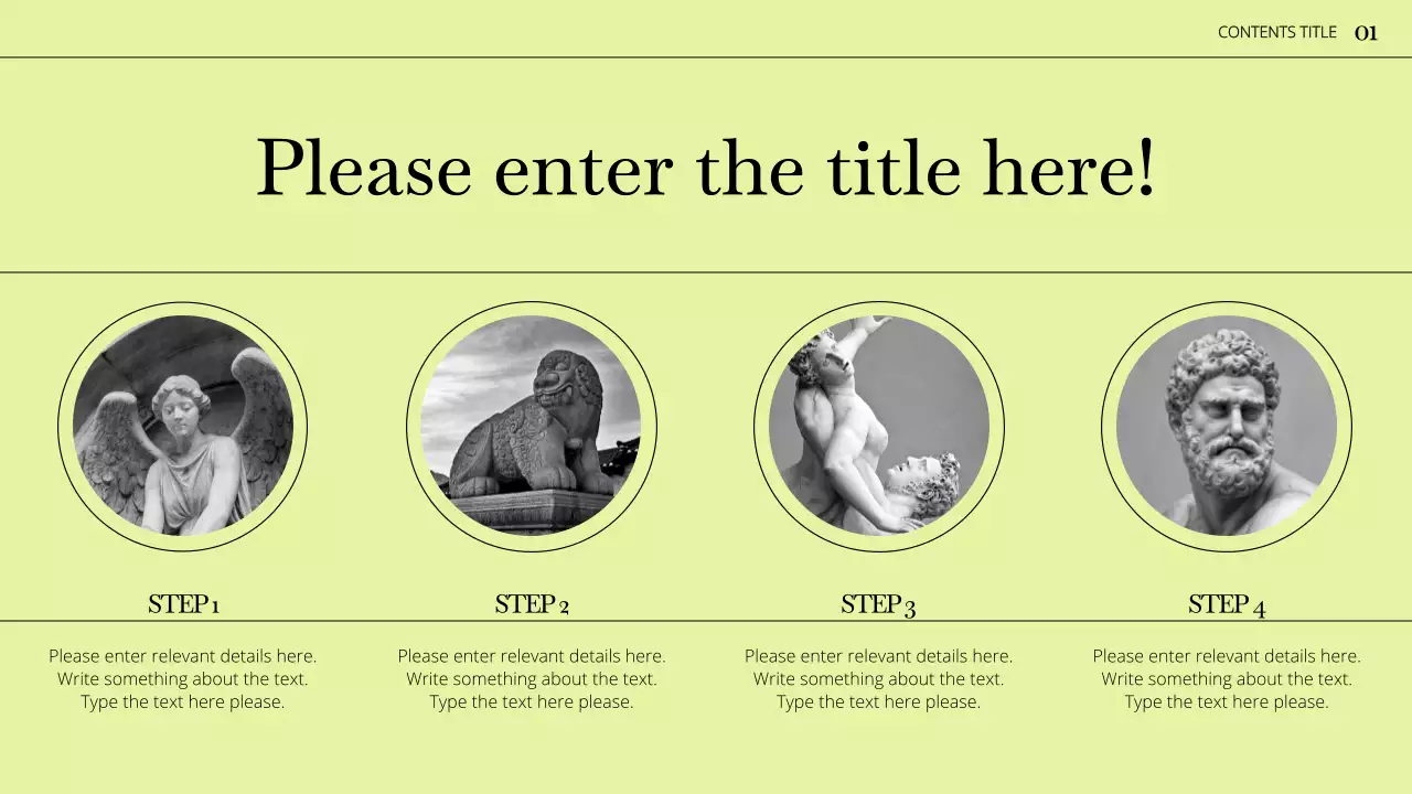 Green Minimal Template Presentation