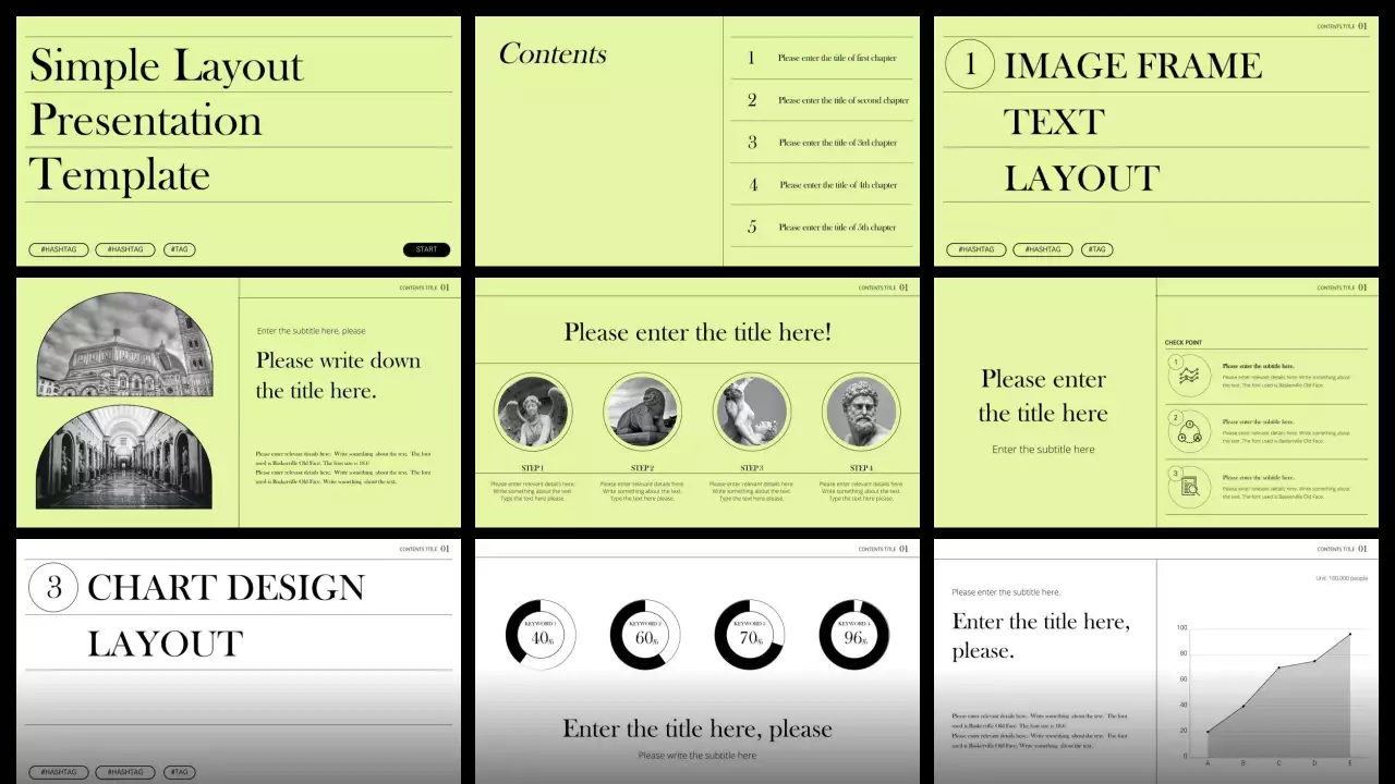 Green Minimal Template Presentation