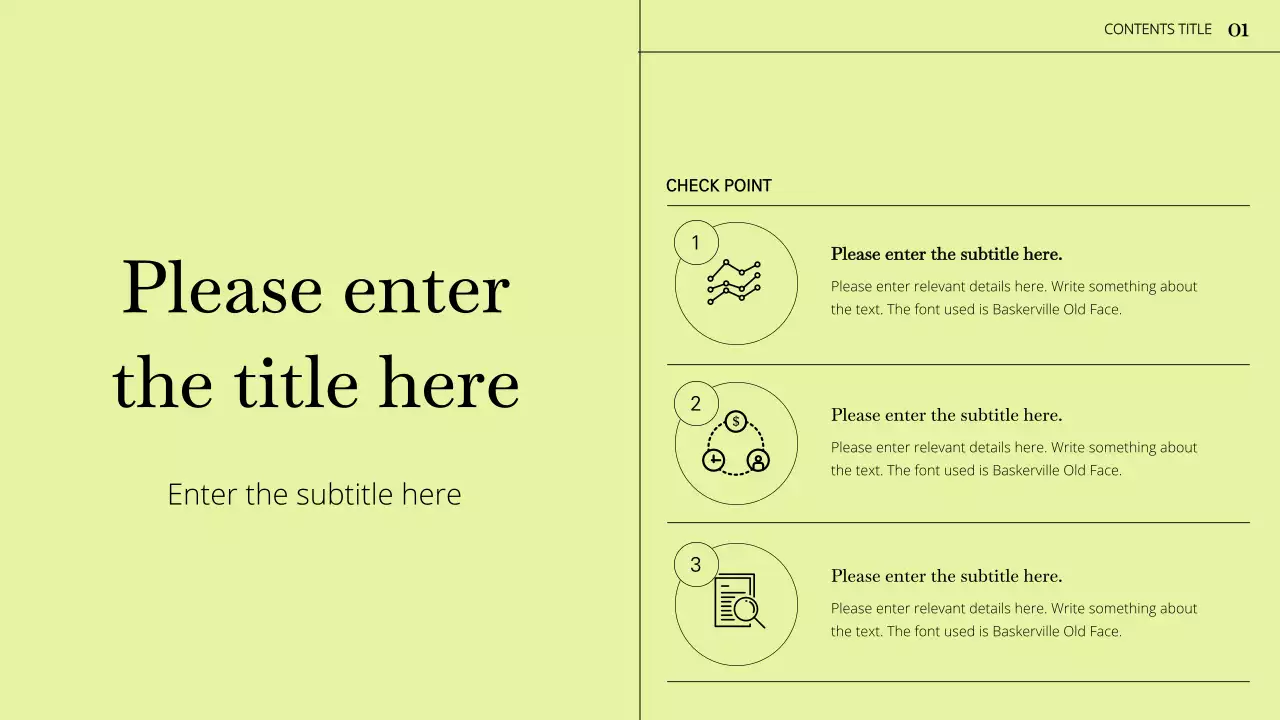 Green Minimal Template Presentation