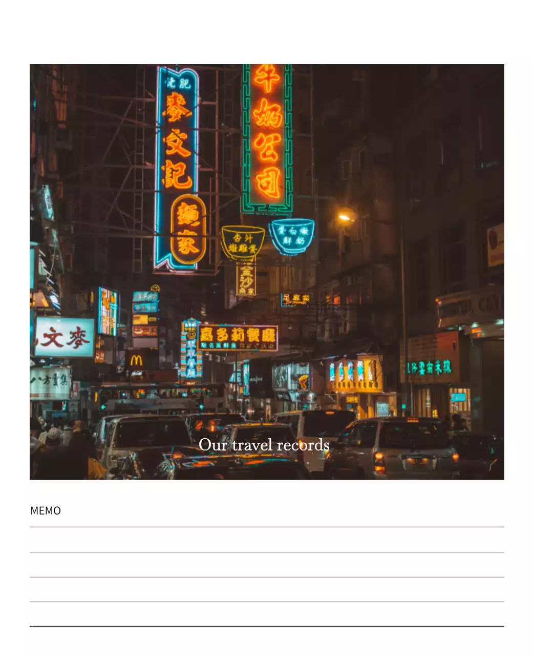 다양한 국가의 여행 프레임 사진 컨셉