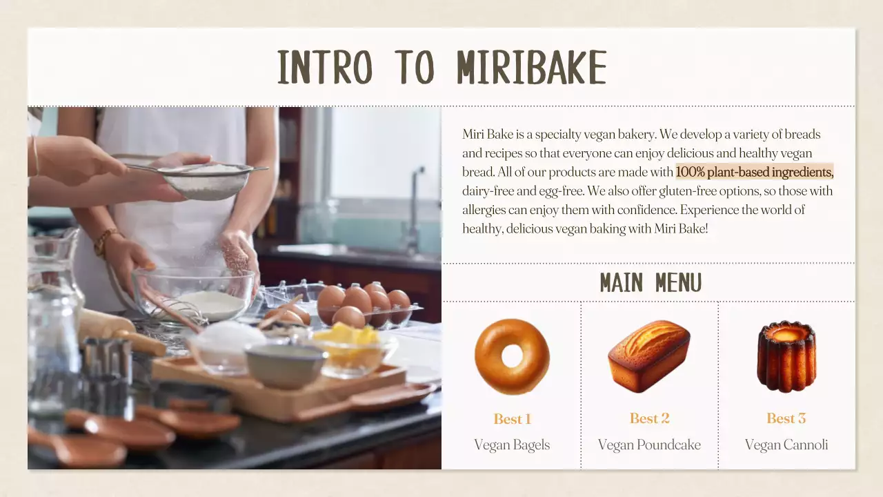 Orange Simple Vegan Guide Presentation