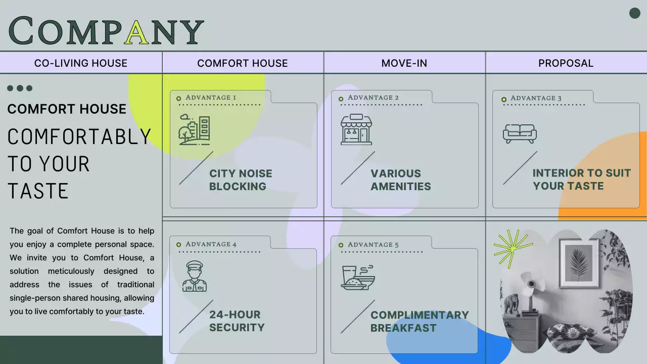 Green Modern Co-Living Proposal Presentation