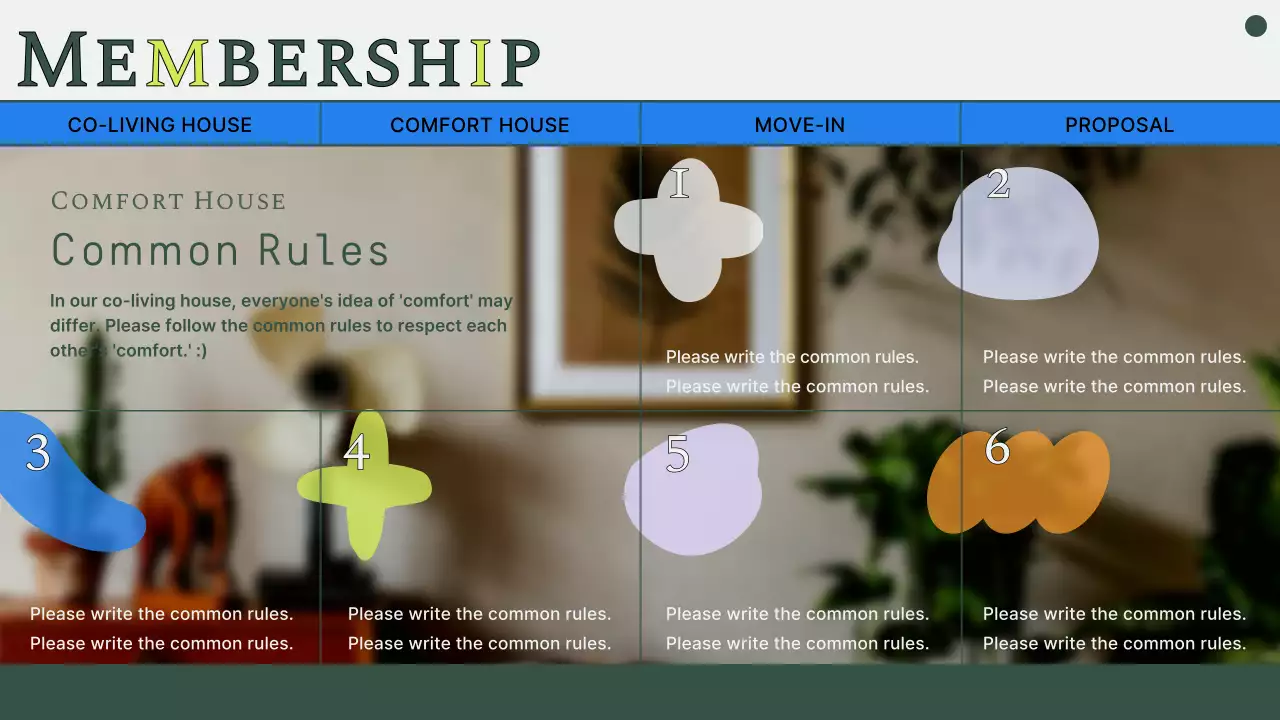 Green Modern Co-Living Proposal Presentation