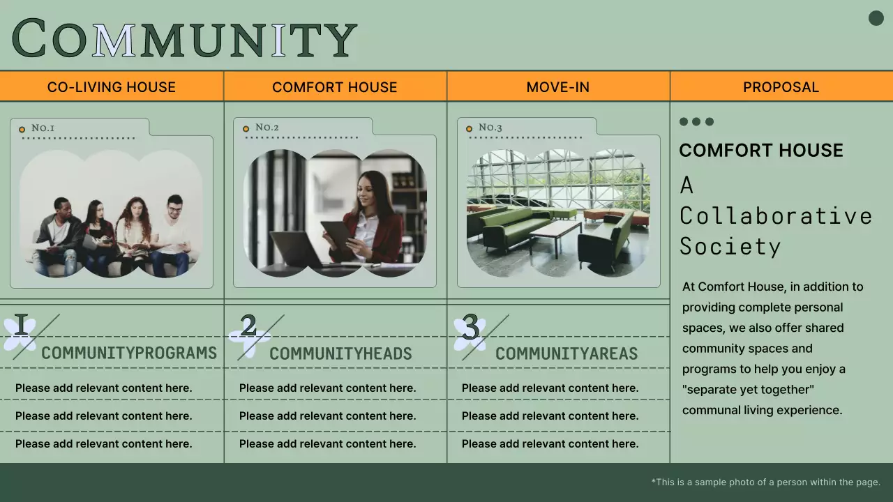 Green Modern Co-Living Proposal Presentation