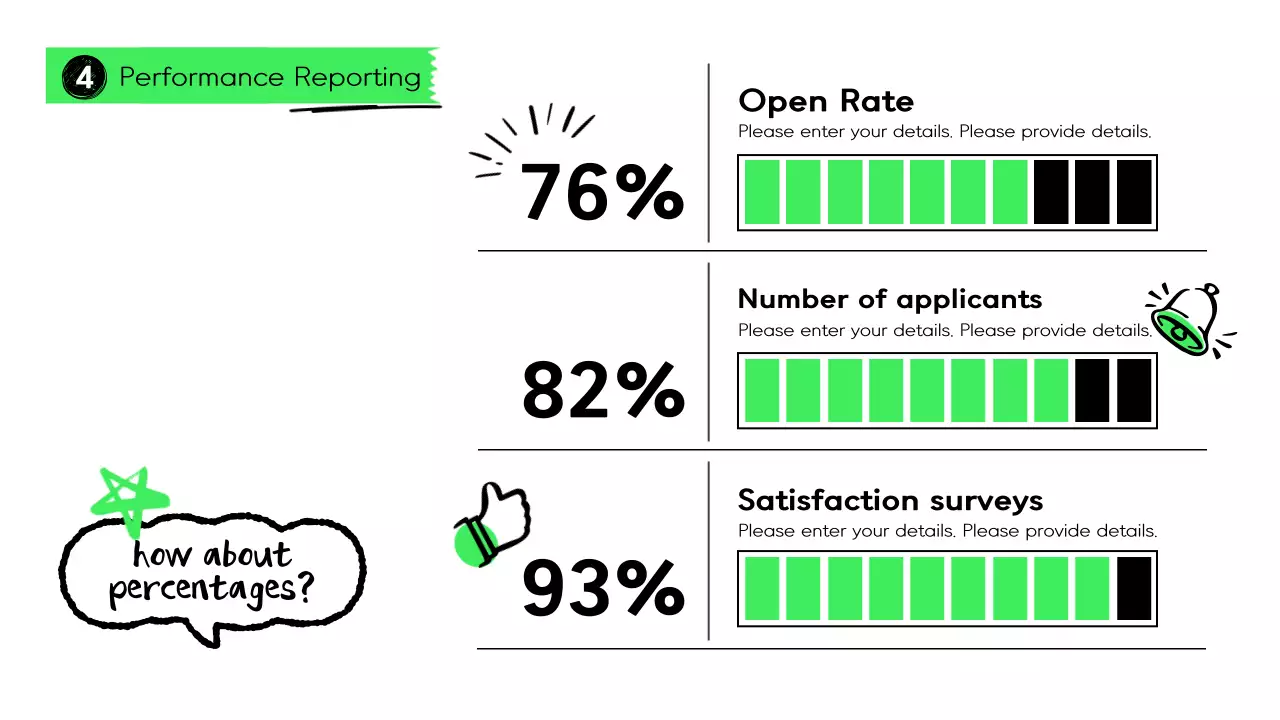그린 미니멀 마케팅 계획 프레젠테이션
