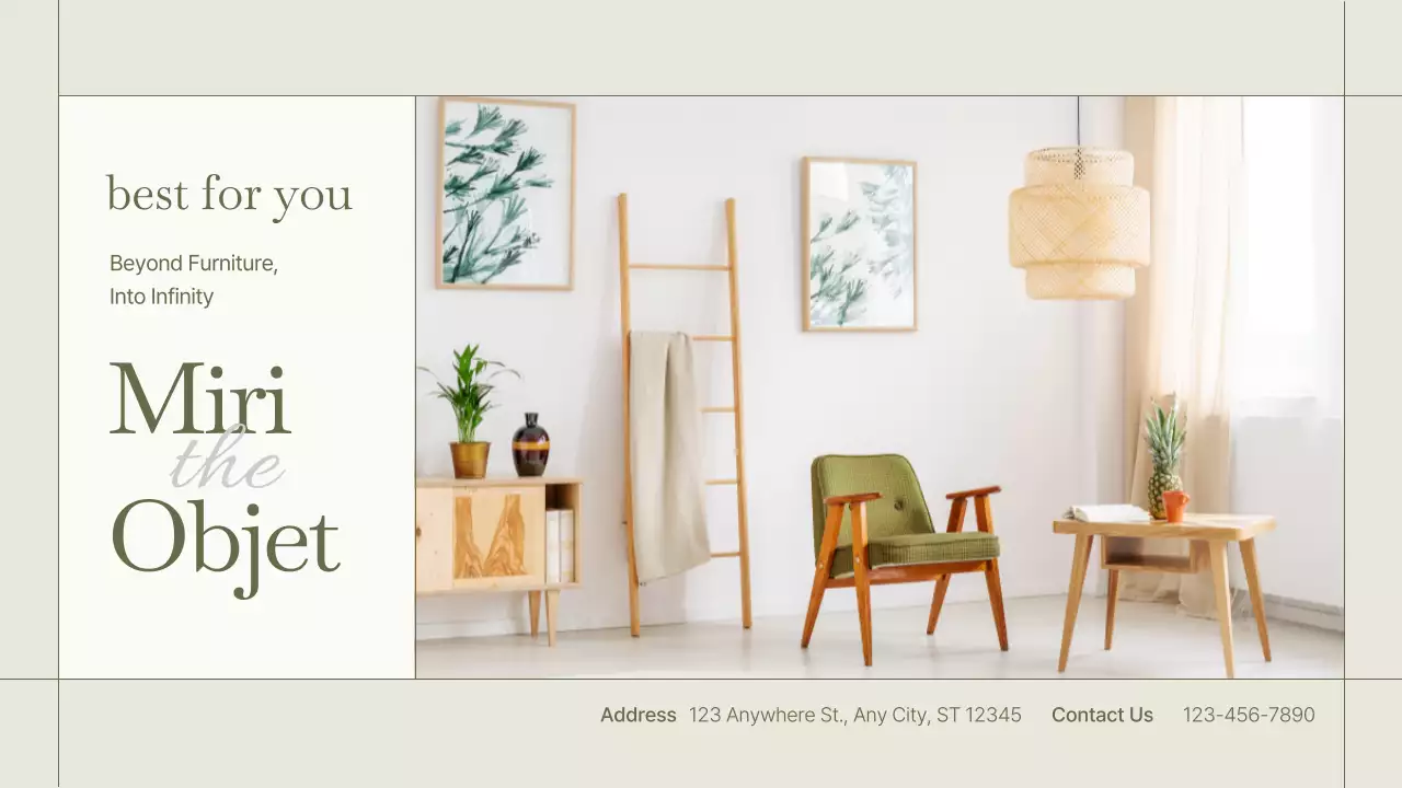 Olive and white Miridovje furniture in olive and white color Product introduction Interior furniture Introduction Seasonal products