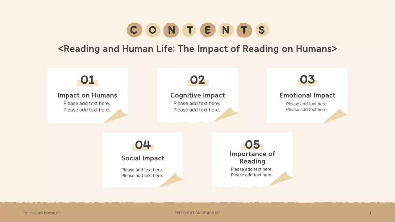 Presentasi Panduan Sederhana Beige