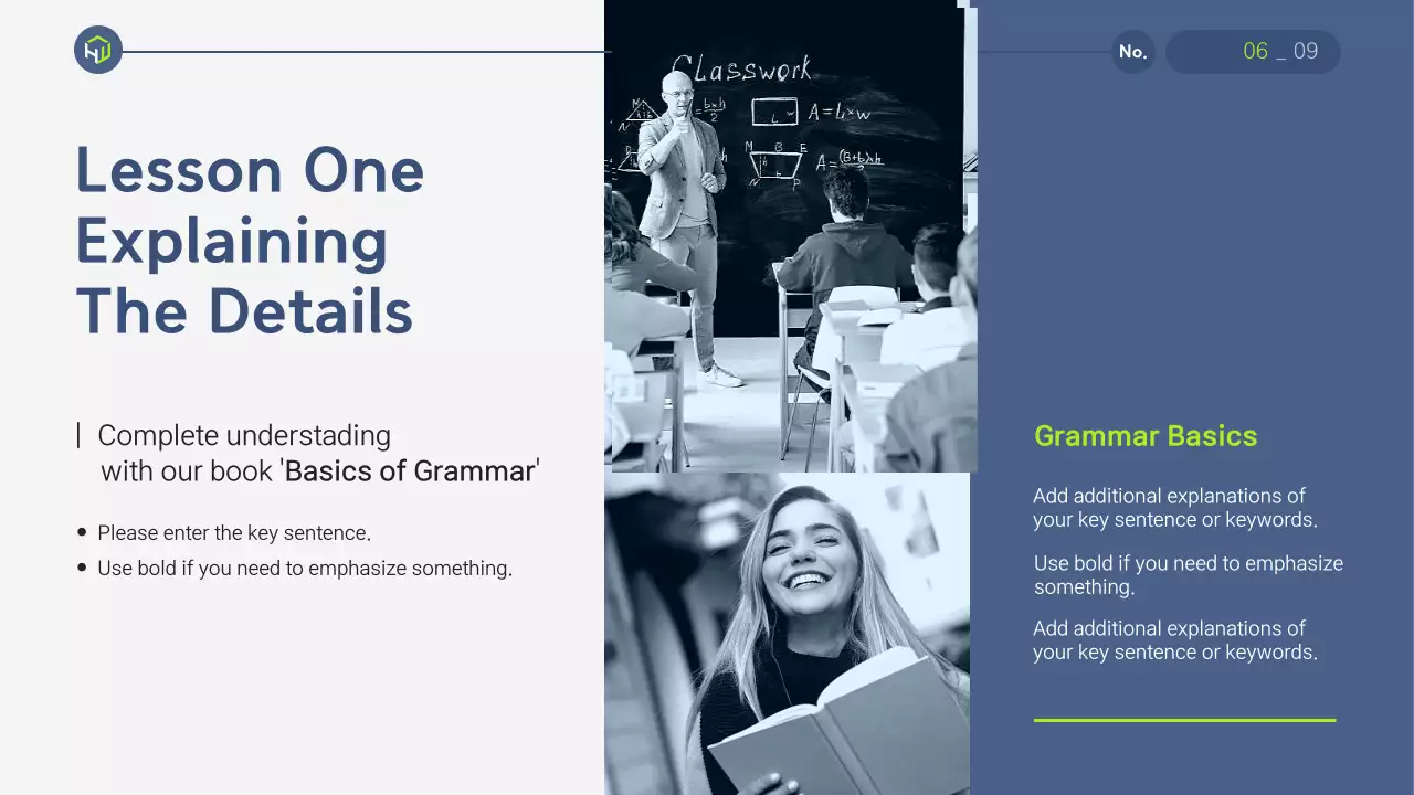 Bài thuyết trình hướng dẫn học tập hiện đại xanh