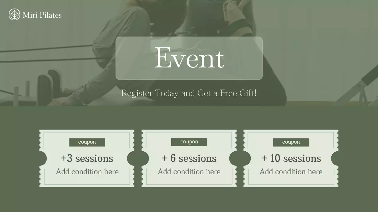 A Minimalist Pilates Introduction in Green and Lime Green