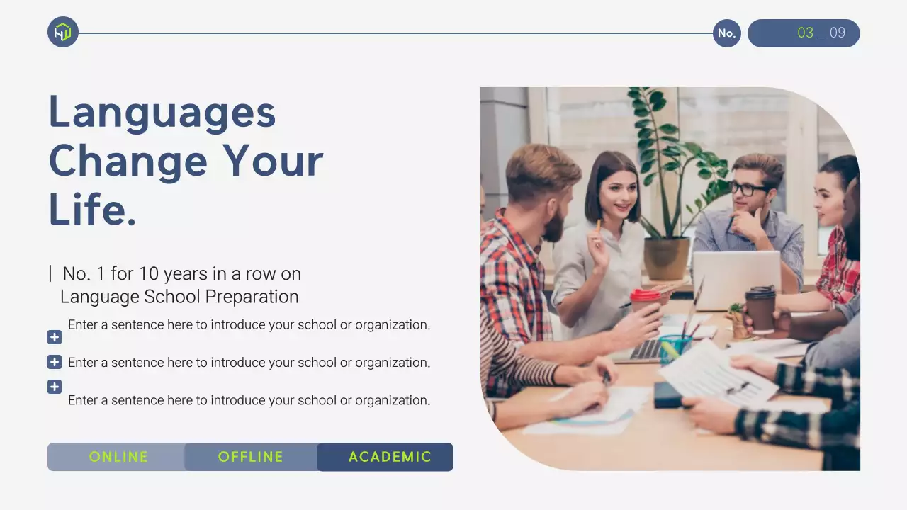 Bài thuyết trình hướng dẫn học tập hiện đại xanh