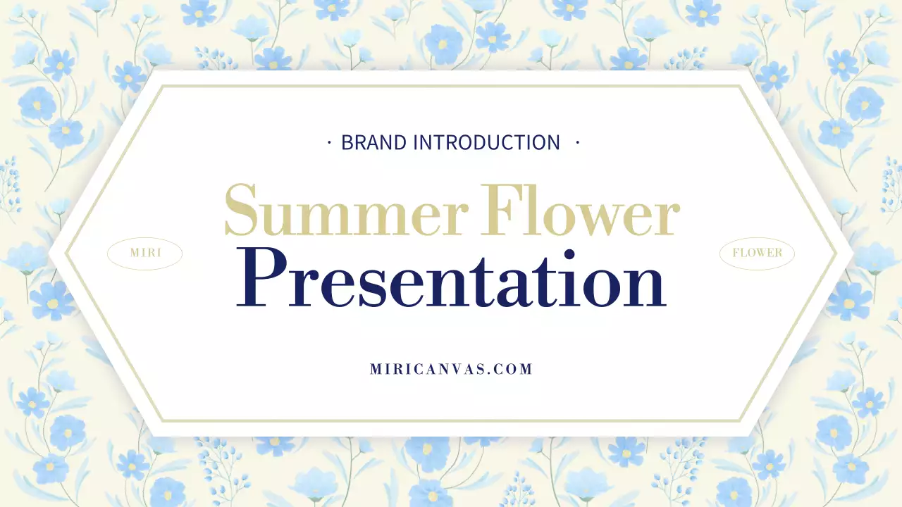 Beige Elegant Summer Presentation