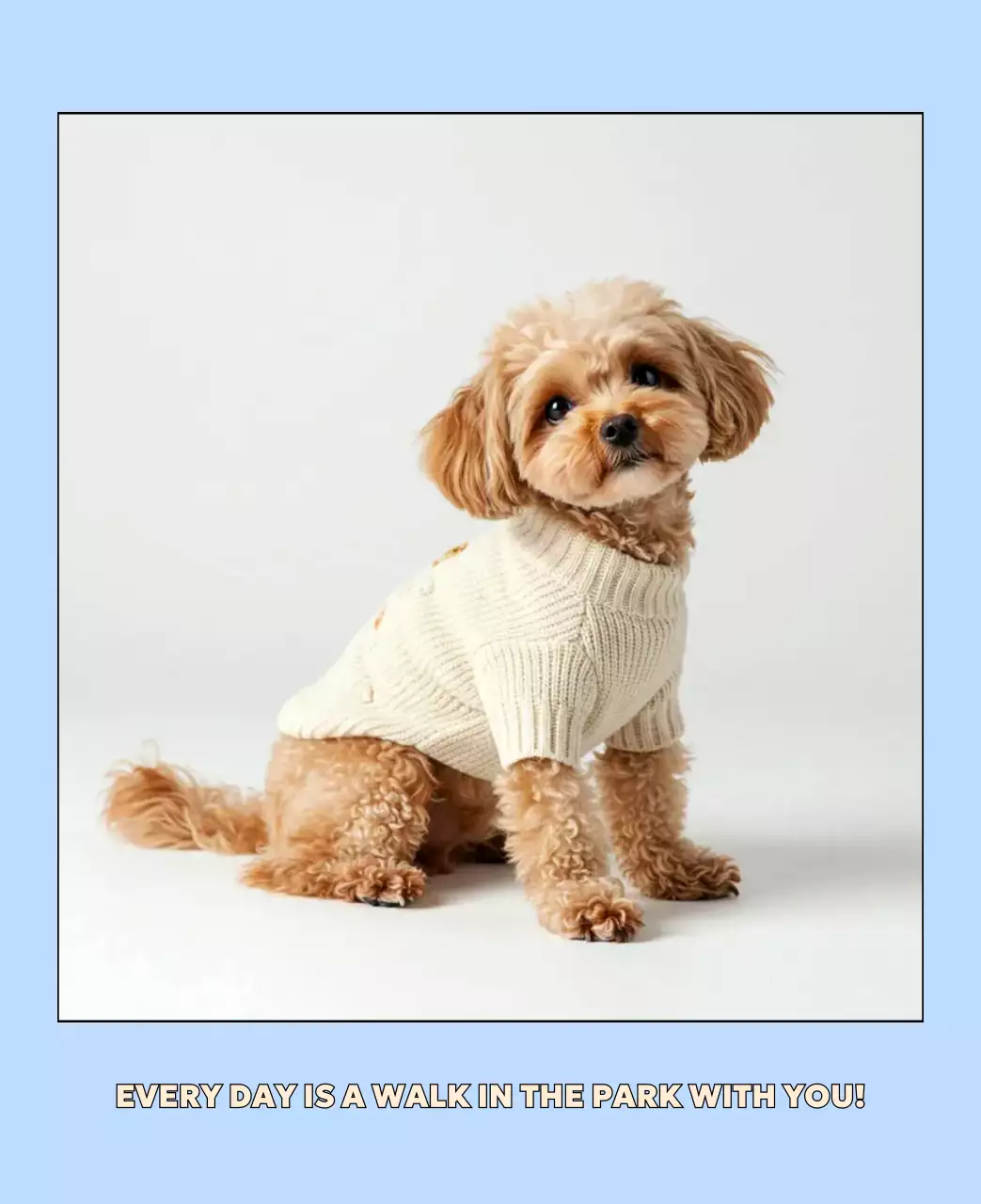 베이지 아기자기한 반려동물 달력