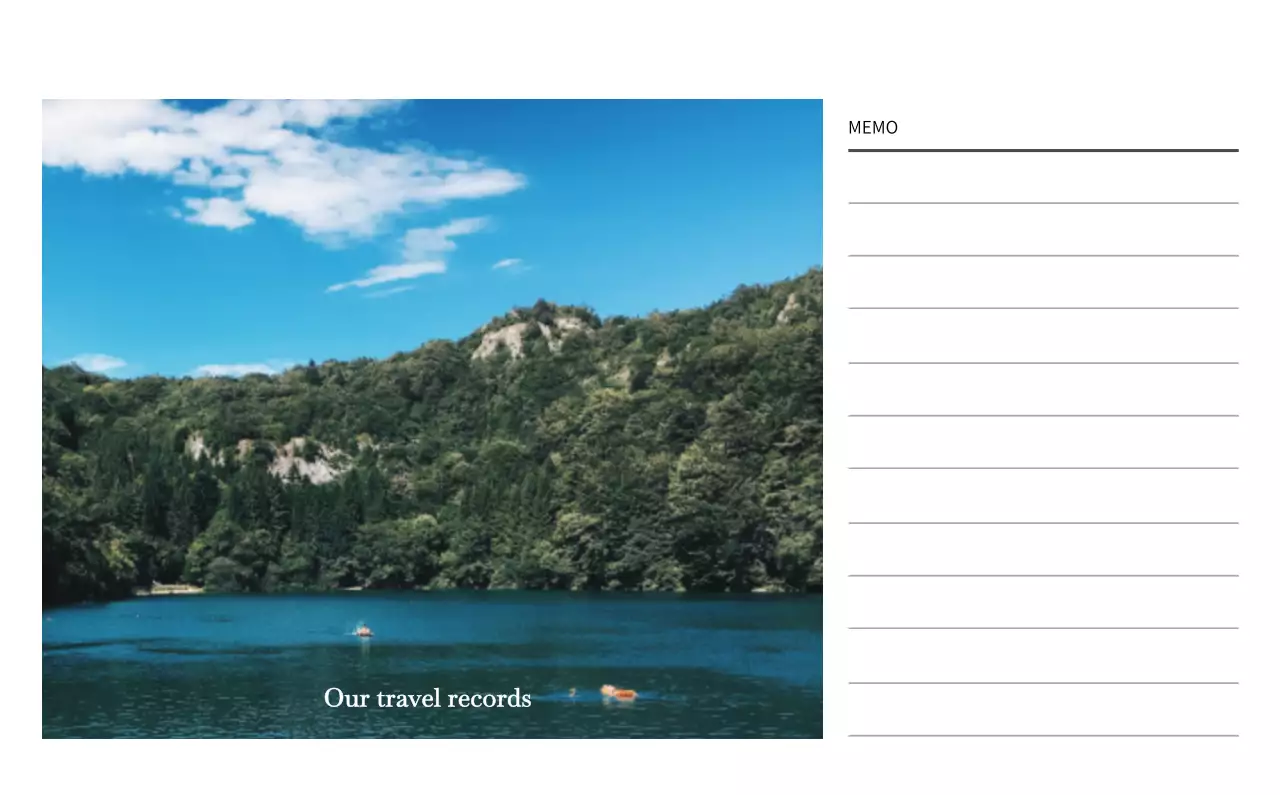 다양한 국가의 여행 프레임 사진 컨셉