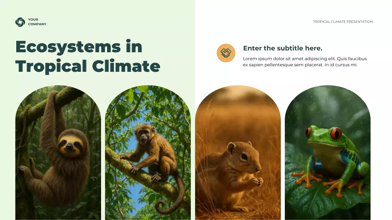 Green Rustic Climate Information Presentation