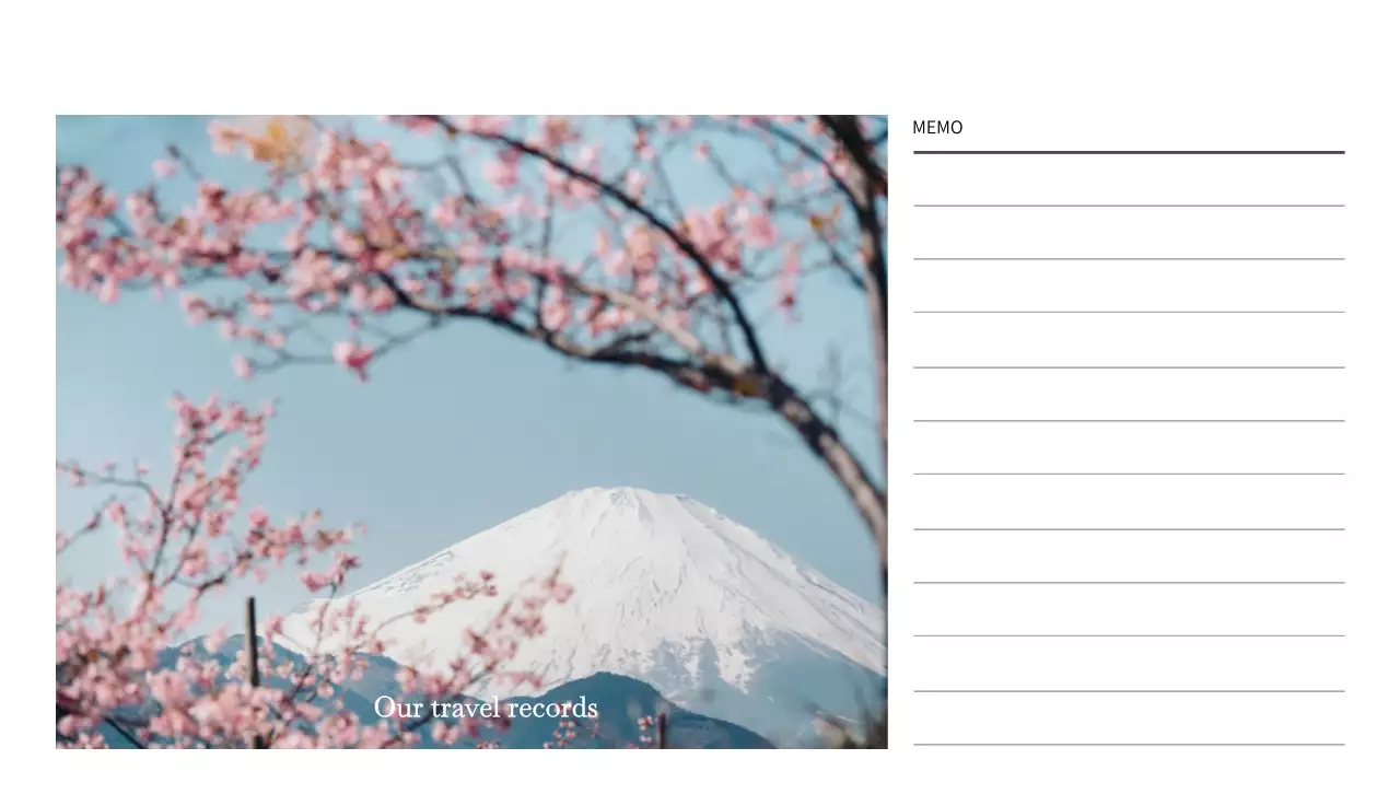 다양한 국가의 여행 프레임 사진 컨셉