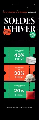 Soldes d'hiver Black Modern