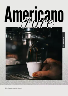 Publicité pour Gray Modern Coffee