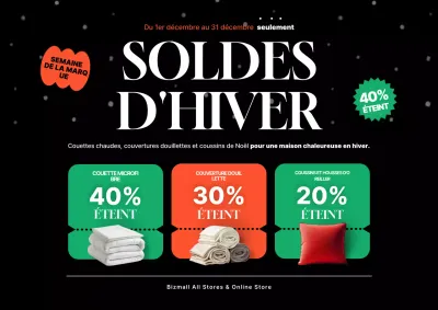 Soldes d'hiver Black Modern