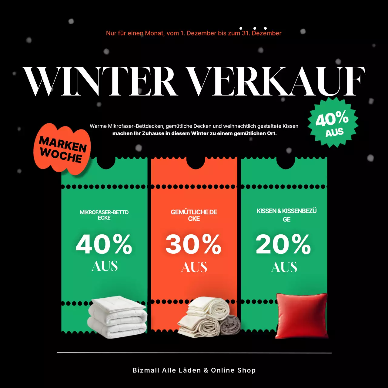 Black Modern Winter Sale